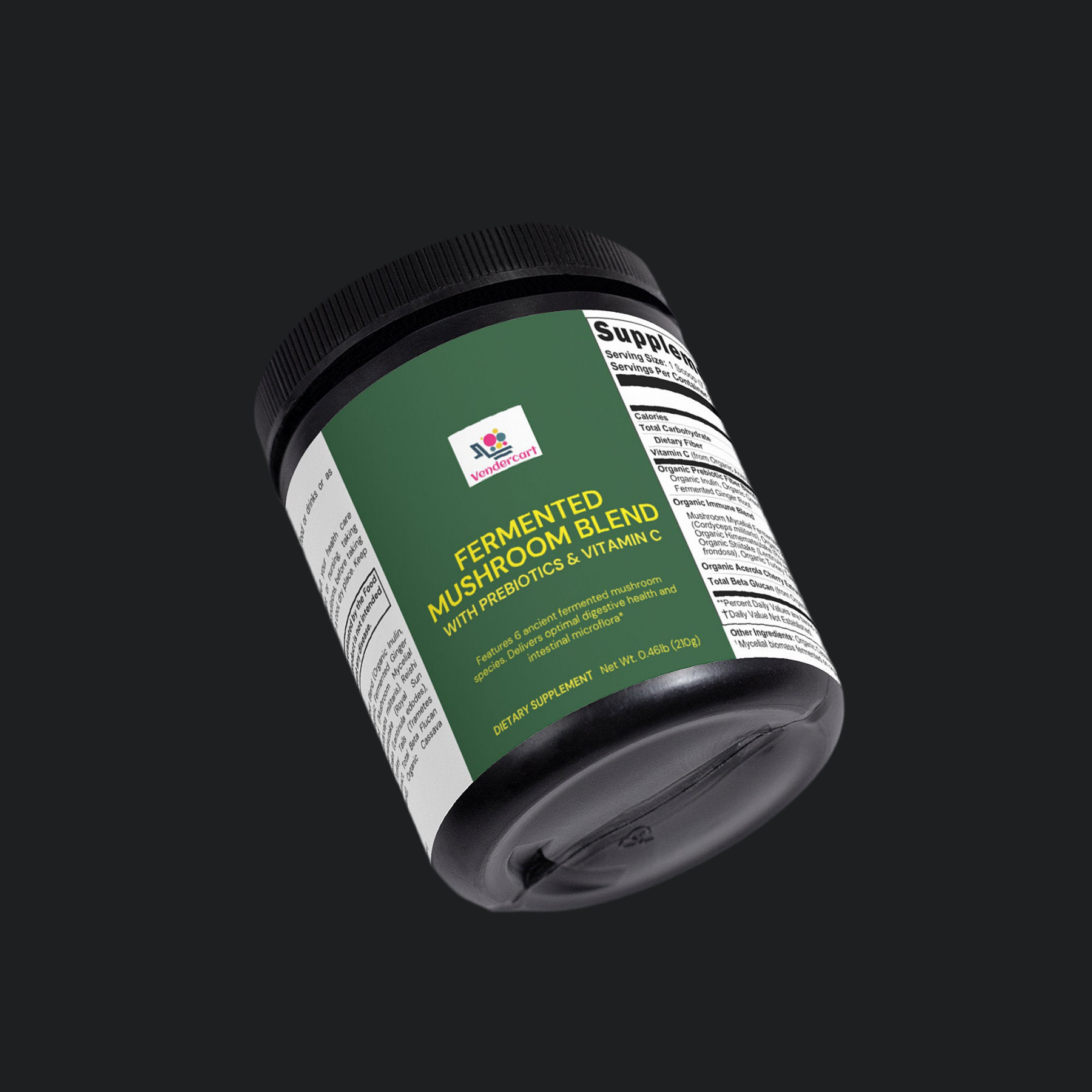 FERMENTED MUSHROOM BLEND – IMMUNE & GUT HEALTH SUPPORT