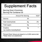 CREATINE MONOHYDRATE GUMMIES